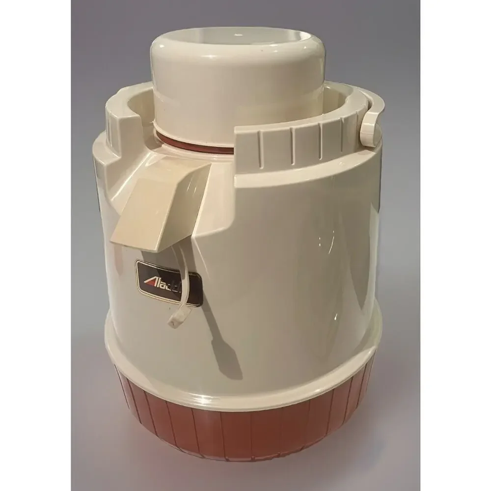 VTG! NEW! ALLADIN Pump and Drink 1 Gallon WATER Beverage Jug Thermos Container